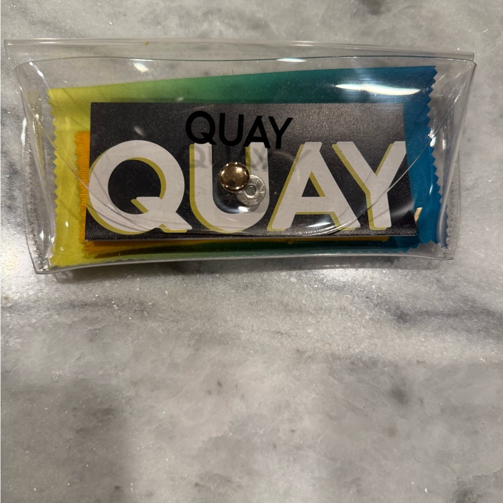 Quay Australia Sunglasses Case - Black and Yellow